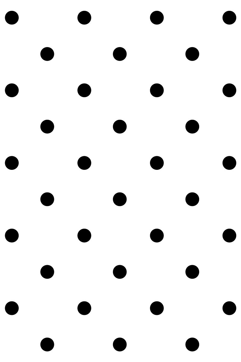 Cute polka dot psd black | Premium PSD - rawpixel