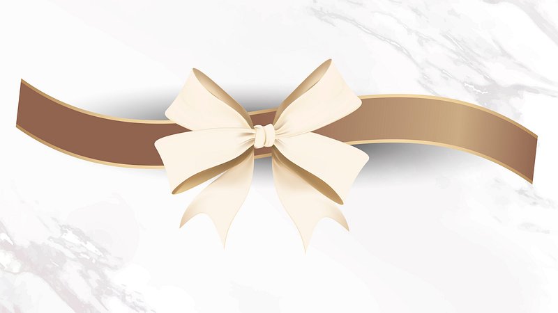 Pink gold ribbon element transparent png, free image by rawpixel.com /  Kappy Kappy