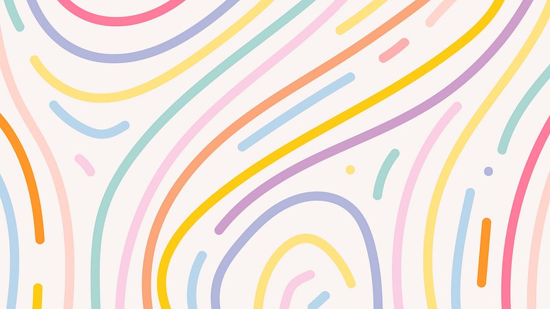 Colorful background cute pastel line | Free Photo - rawpixel