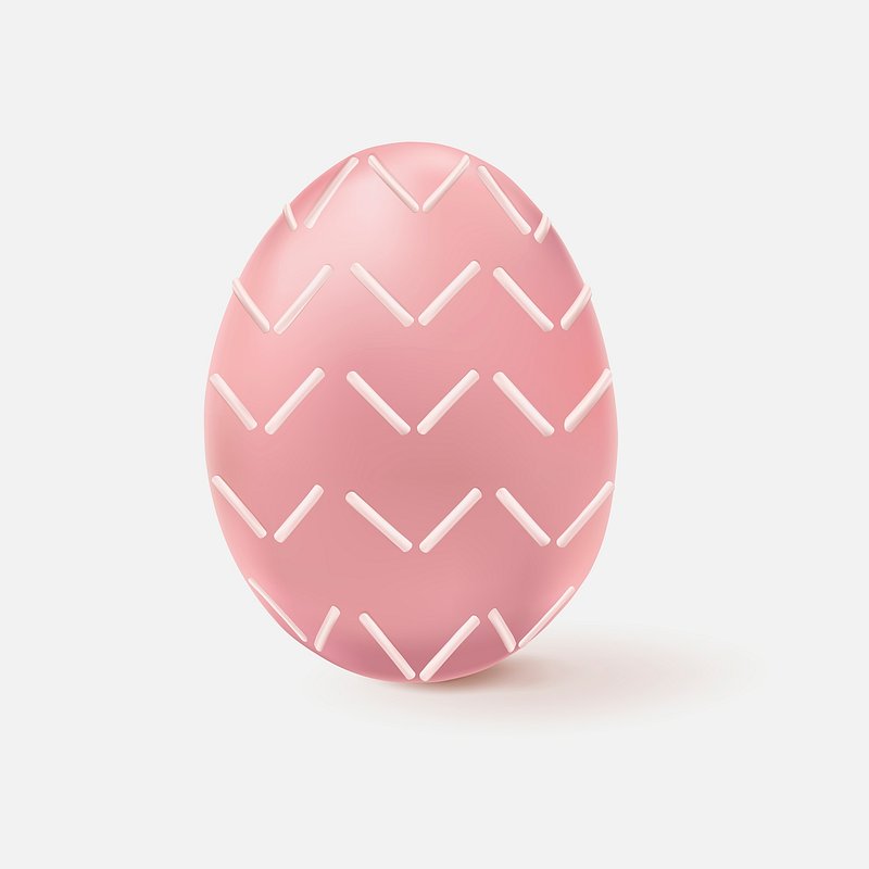 White Easter Egg Decorated With Golden Stripes PNG Images & PSDs for  Download