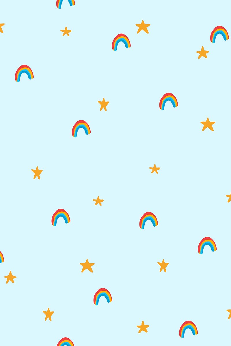 Rainbow seamless pattern background vector | Free Vector - rawpixel