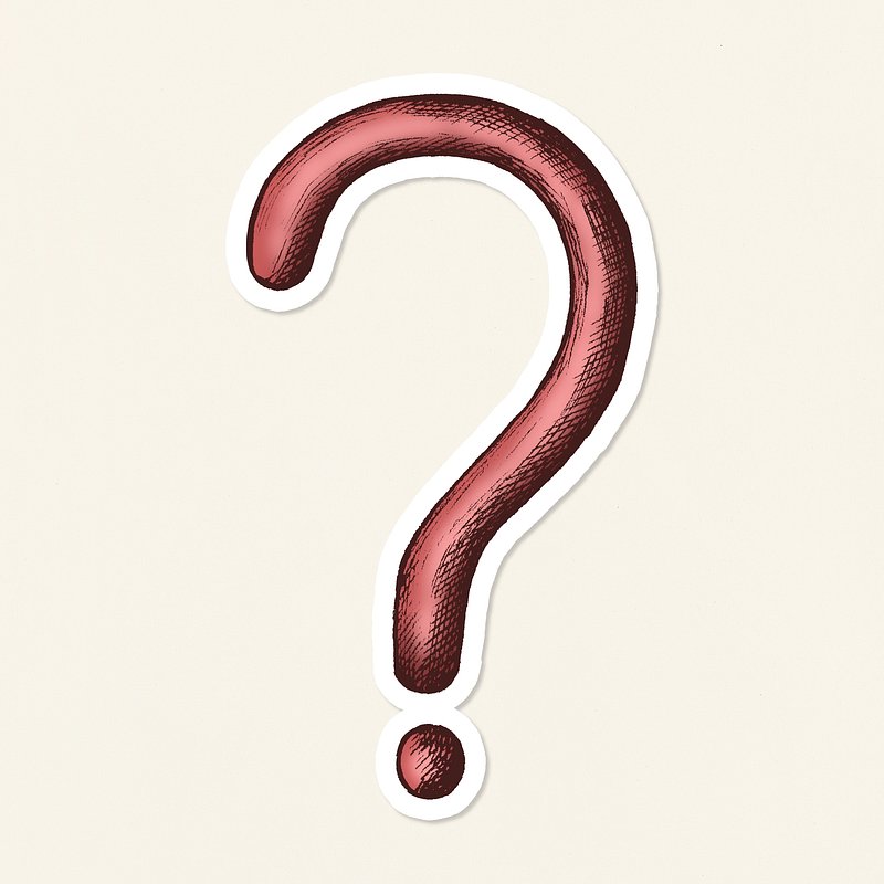Png Red Question Mark Sticker Premium Psd Rawpixel