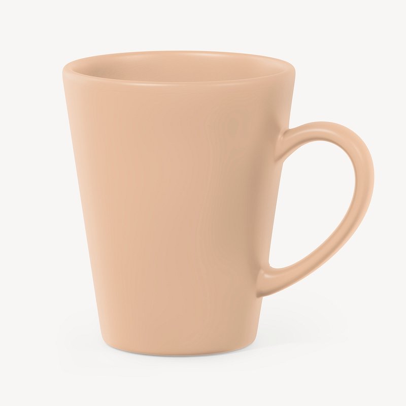 Beige ceramic mug png transparent, minimal kitchenware, free image by  rawpixel.com / bass