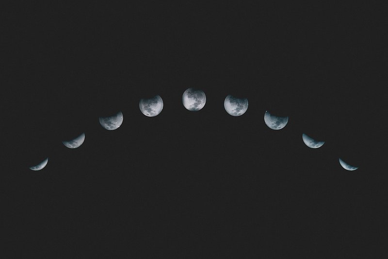 Moon Phases Wallpapers  Top Free Moon Phases Backgrounds  WallpaperAccess