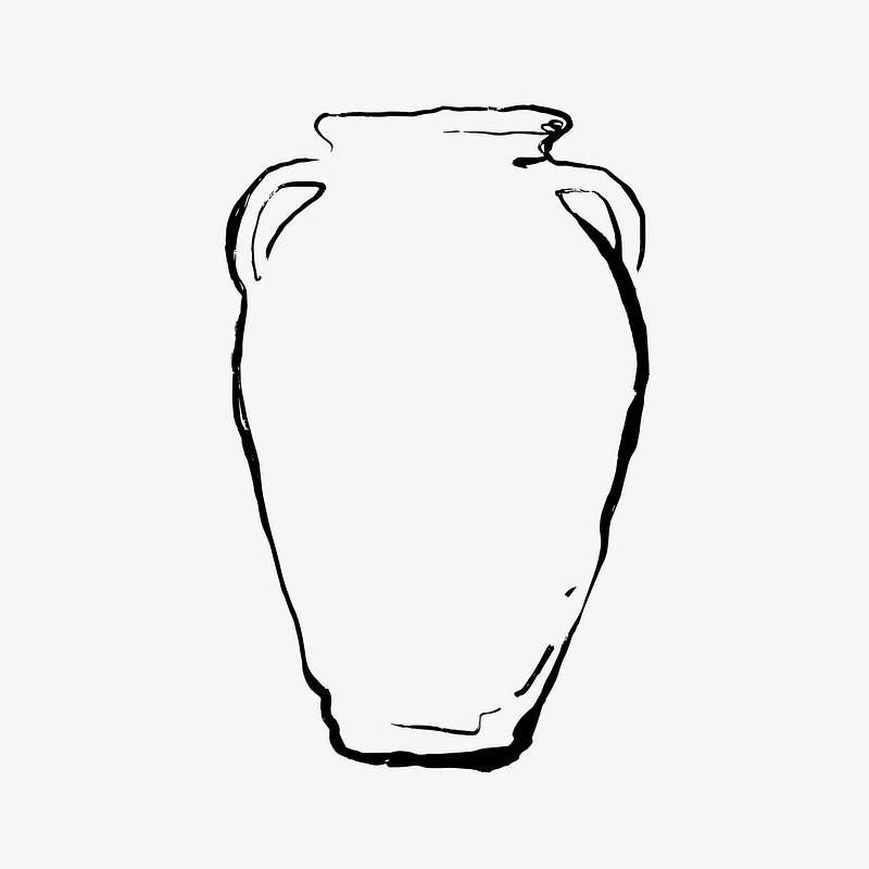 Hand Drawing Vintage Jar Images