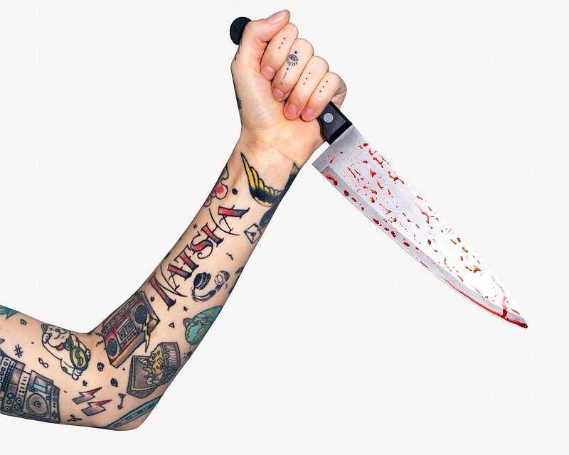 Floral Chef Knife Tattoo  Tattoo Ideas and Designs  Tattoosai