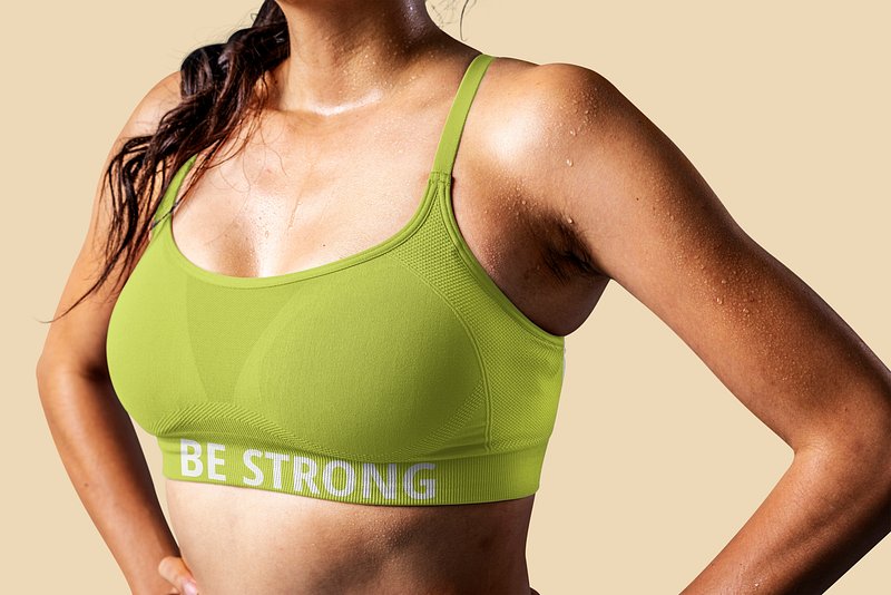 Sports Bra Mockup - Back View - Free Download Images High Quality PNG, JPG  - 45109