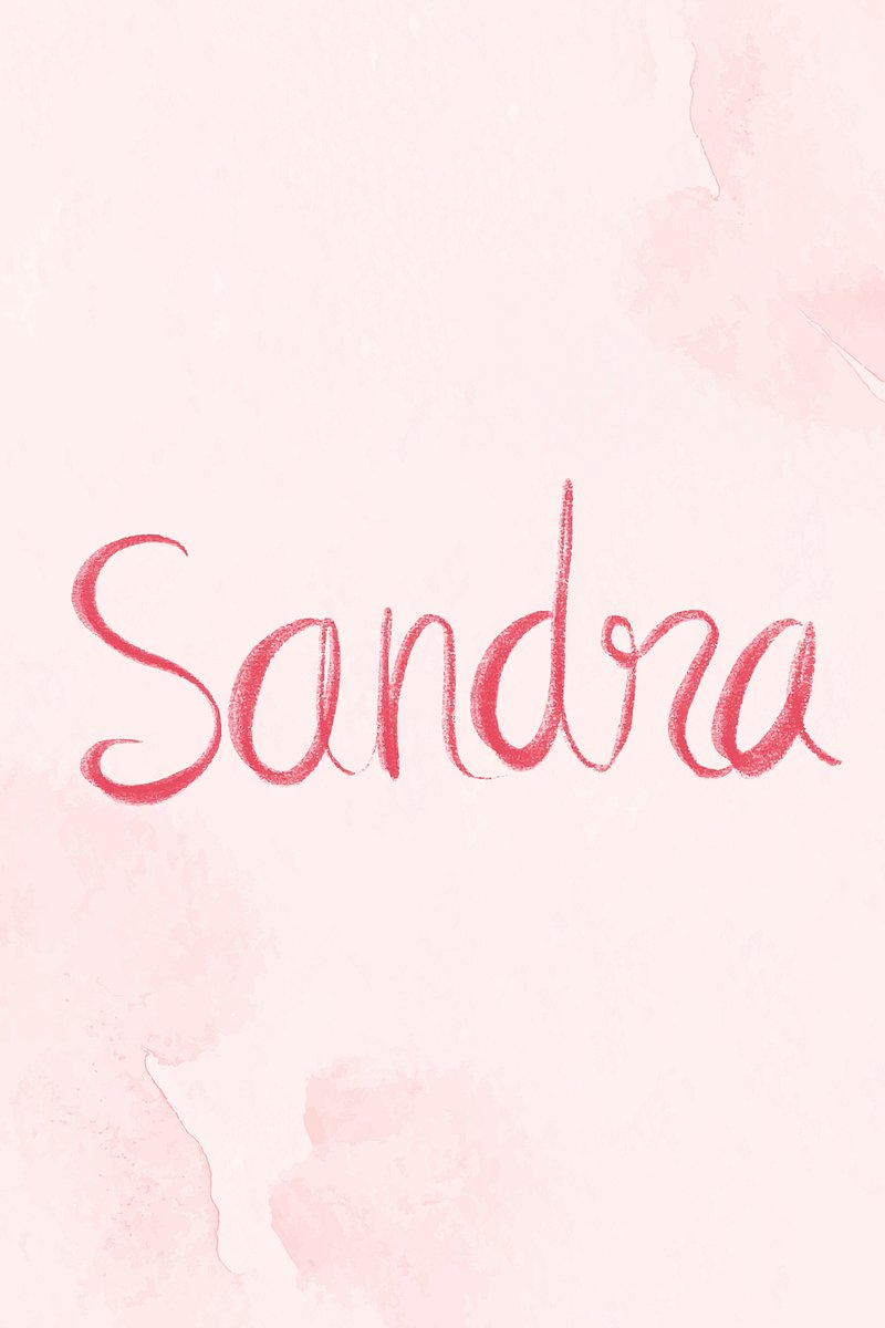 Sandra name vector hand lettering | Premium Vector - rawpixel