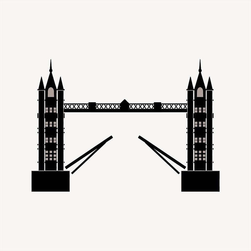 London bridge collage element psd. | Free PSD - rawpixel