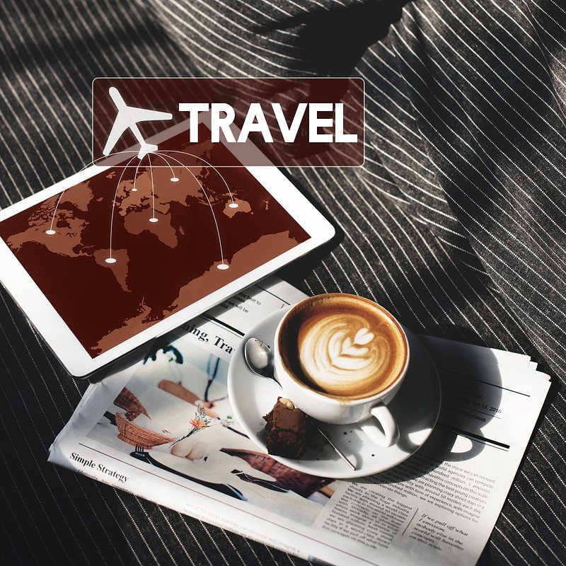Journey destination. Destination books. Los planes Coffee.