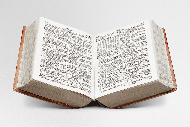 open bible with cross wallpaper