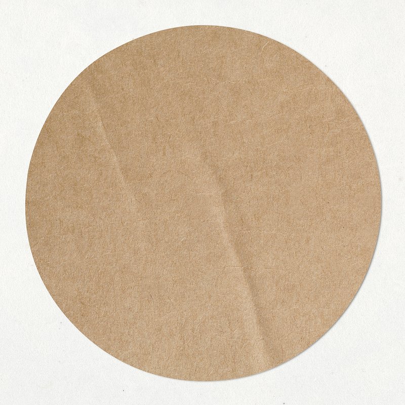 Round badge, paper texture design | Premium Photo - rawpixel