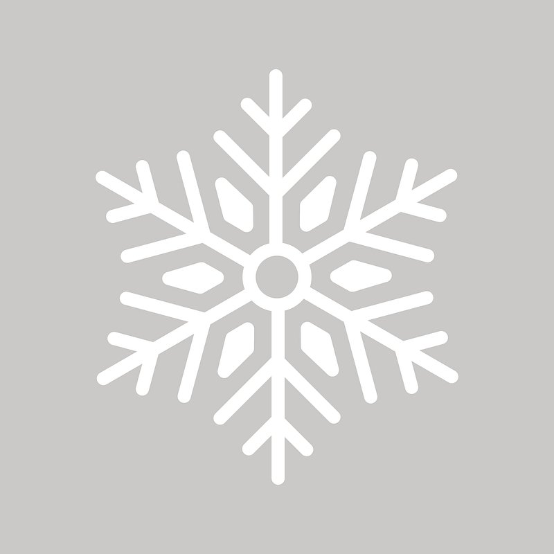 White snowflake 35 icon - Free white snowflake icons