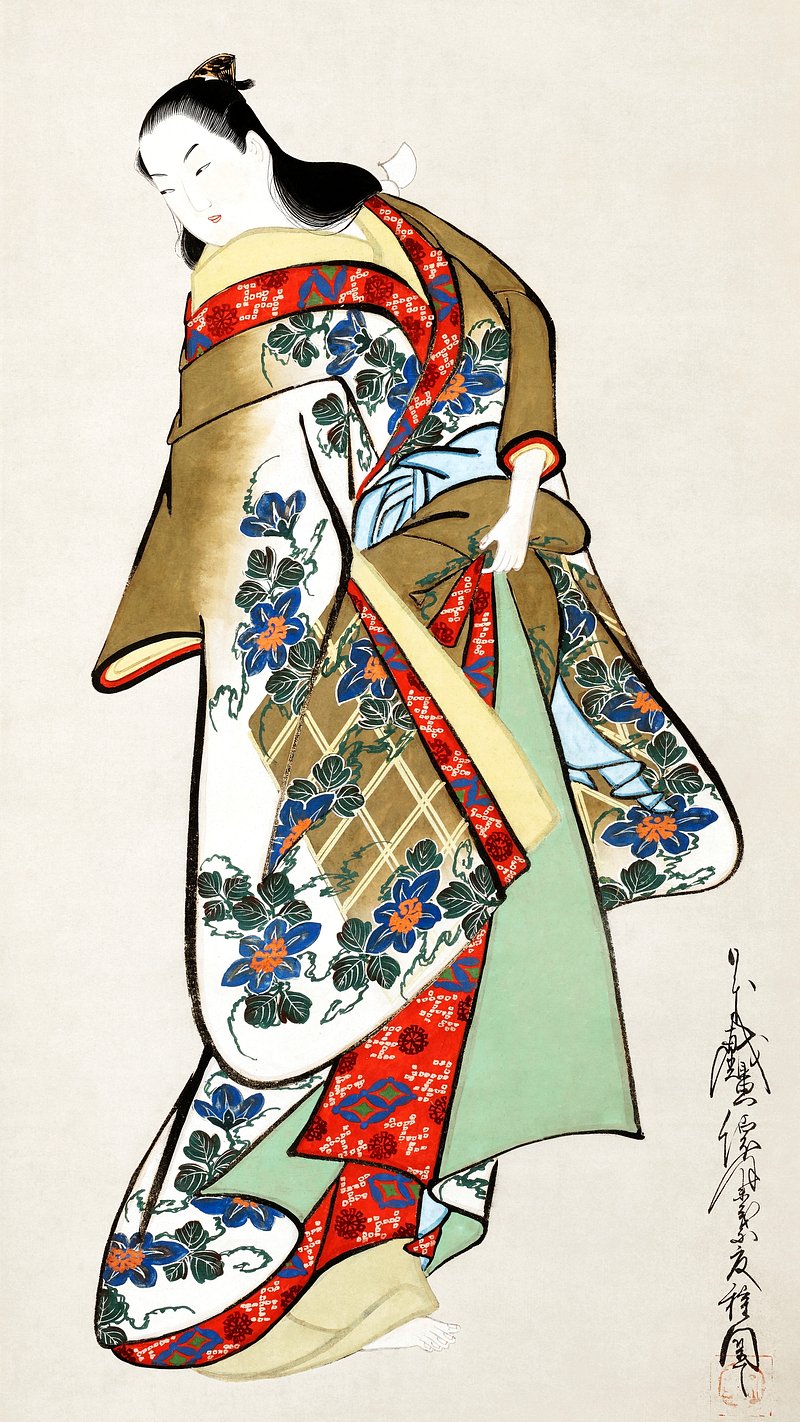 Japanese Woman Wearing Kimono Tote Bag by Paul Moore - Pixels