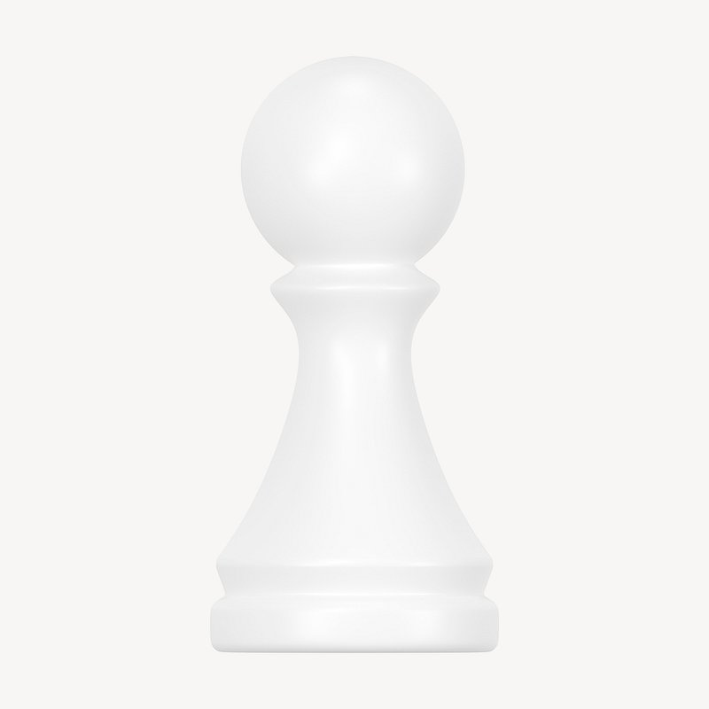 Pawn White Chess Piece PNG Clip Art - Best WEB Clipart