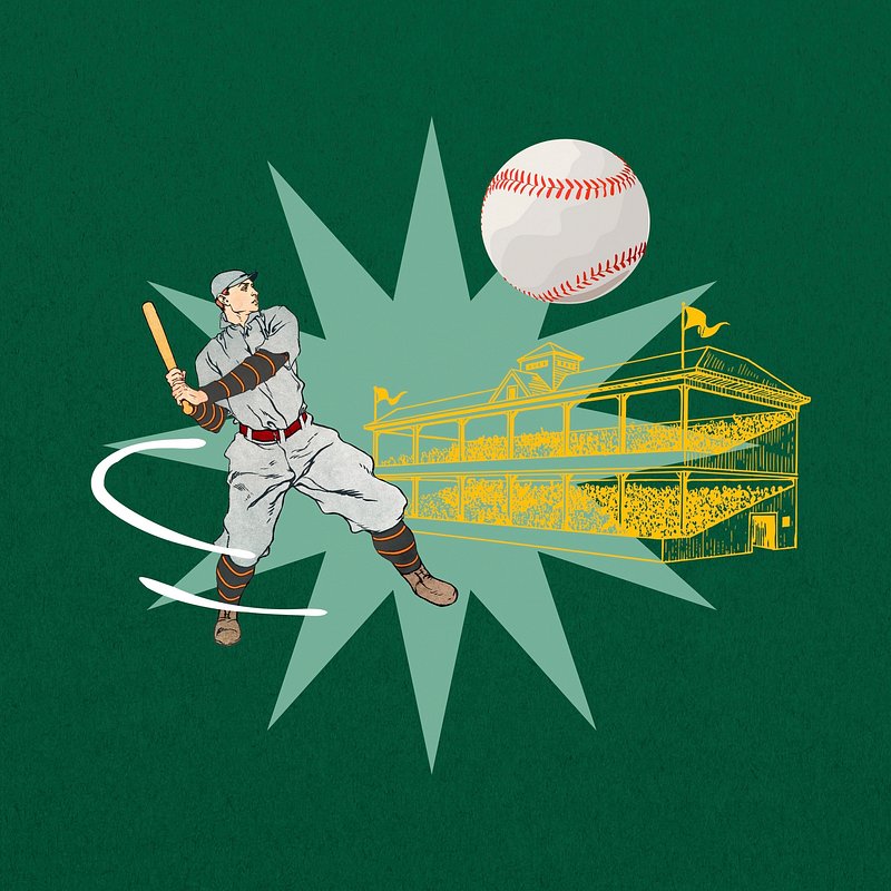 Premium AI Image  Home Run Swingers LA Dodgers Baseball Bat Ball