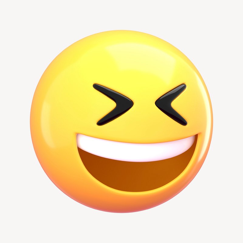 laughing face emoji