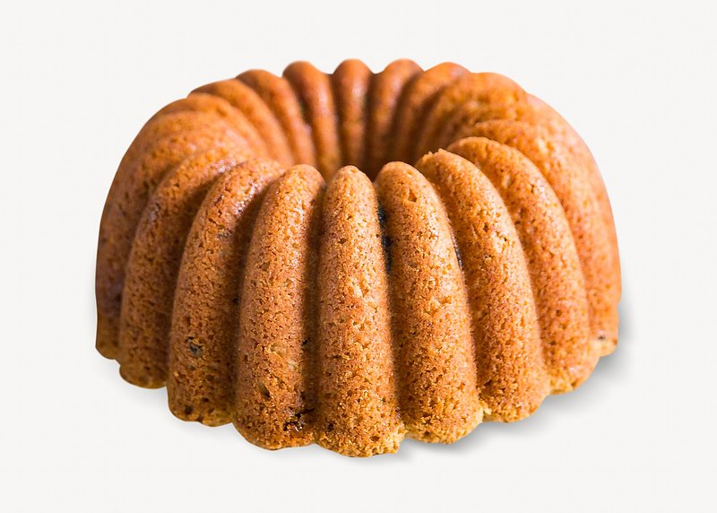 Transparent Circular Grooved Glass Bundt Cake Baking Pan, Isolated On White  Background, Side View. Stock Photo, Picture and Royalty Free Image. Image  197576329.