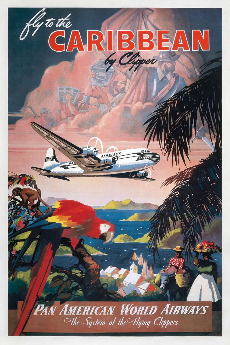 WINGS OF THE WORLD Vintage Travel Stickers