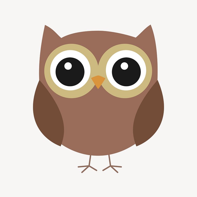 Owl clipart illustration vector. Free | Free Vector - rawpixel