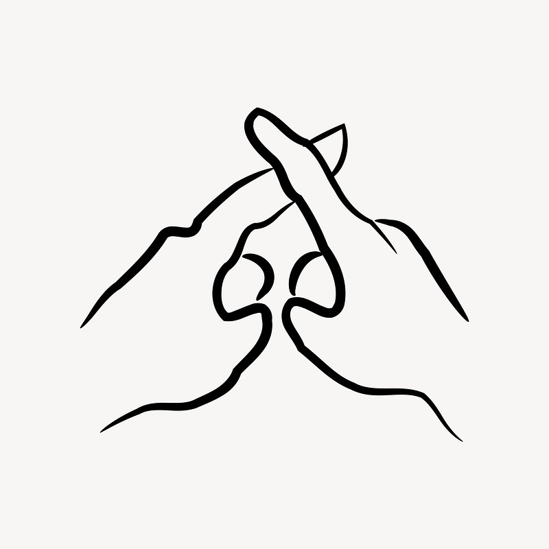 Hand gesture clipart, sign language | Free PSD - rawpixel