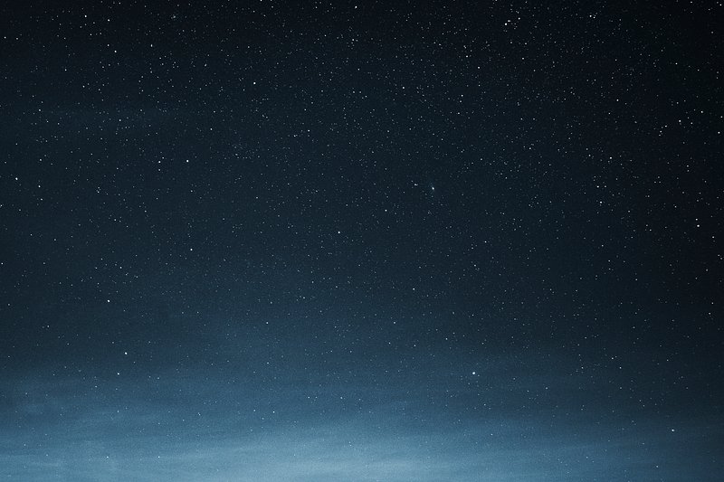 Realistic Dark Sky Full Of Stars Background