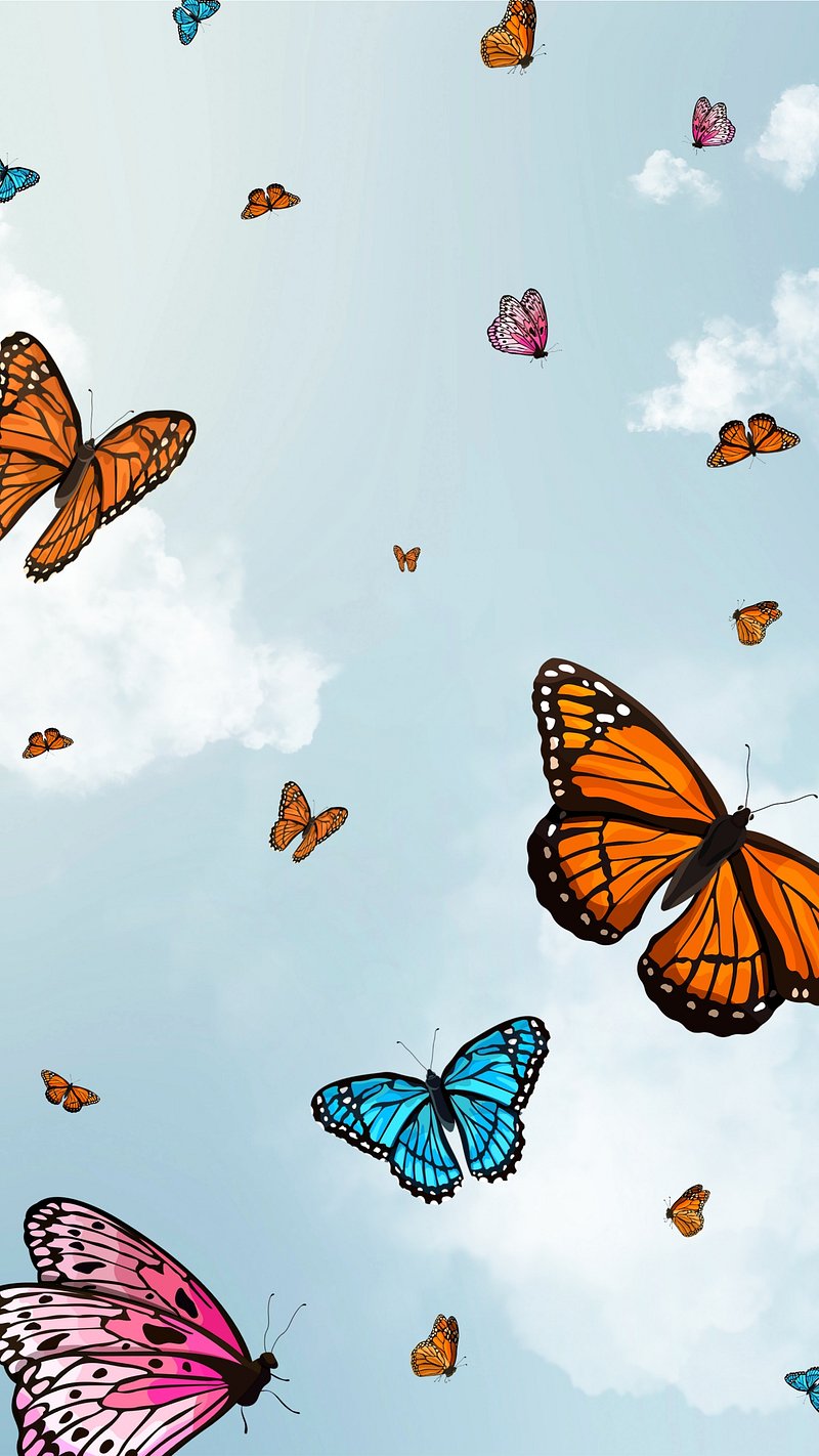 Beautiful Butterflies Art Wallpapers  Butterfly Wallpaper for iPhone