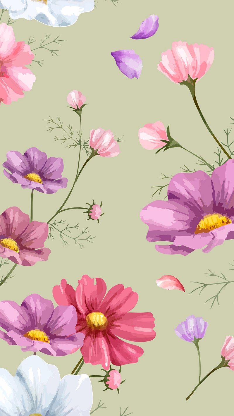 Floral iPhone Wallpapers  Download High Resolution Flower Mobile Phone  Backgrounds - rawpixel