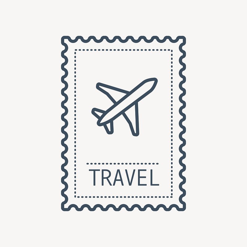 Stamped postcard frame with travel theme vector, premium image by  rawpixel.com #travel #postcard #frame #stamp #mocku…