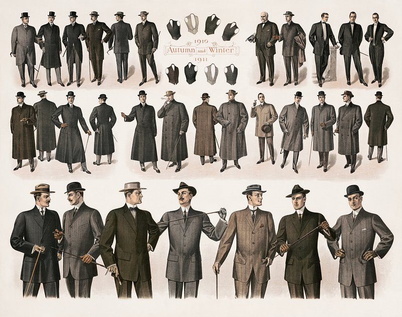 Men wearing variety clothing styles | Free Photo Illustration - rawpixel