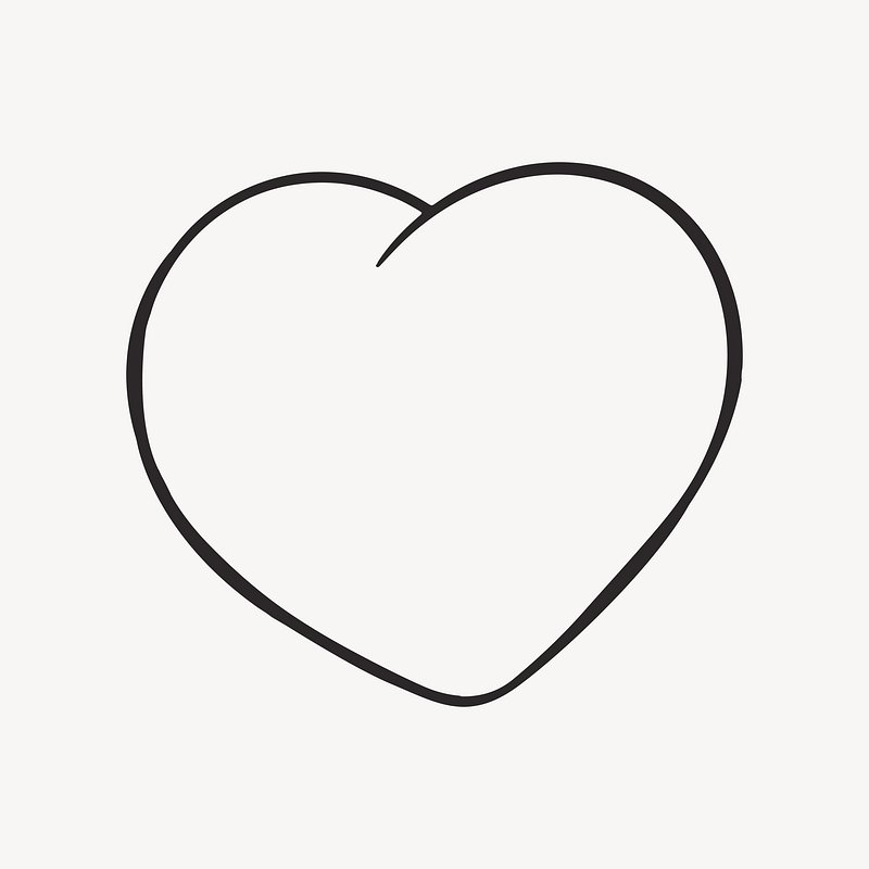 Cute heart one line drawing Continuous hand drawn wave of love 1958754  Vector Art at Vecteezy