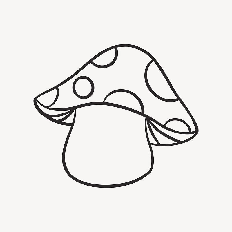 How to Draw a Cartoon Mushroom - YouTube
