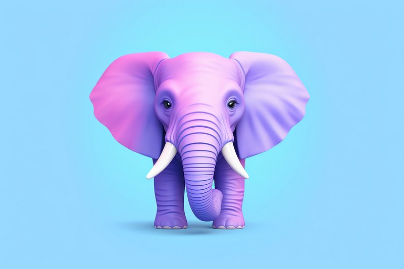 Elephant wildlife animal mammal. AI | Free Photo - rawpixel