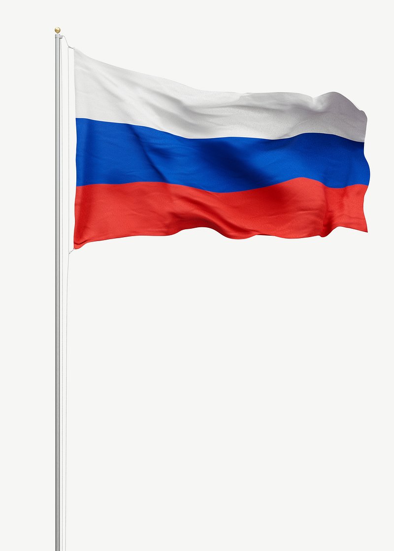 Premium Vector  Russia flag and map design map flag vector file