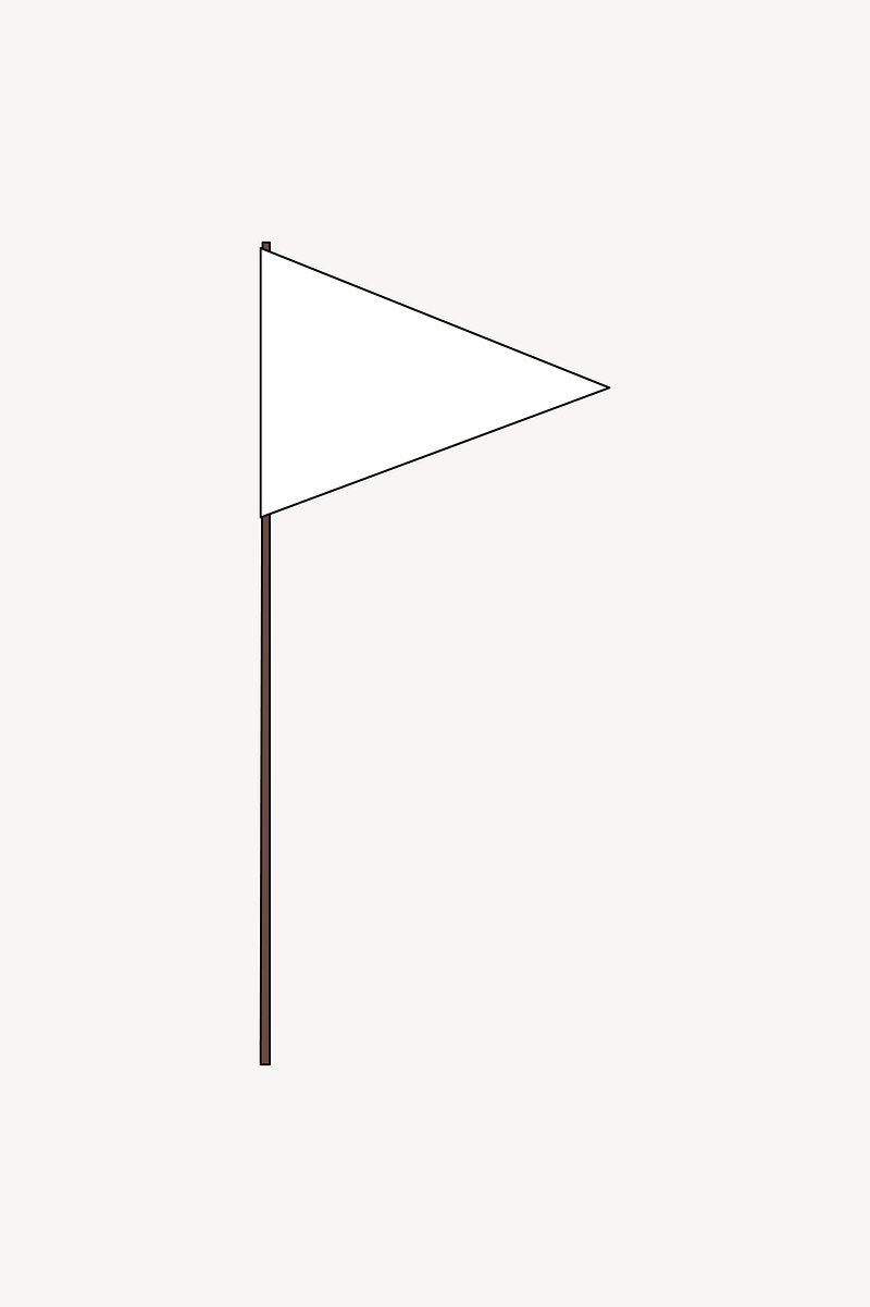 White Surrender Flag Smiley