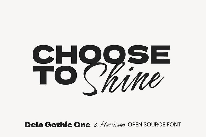 Dela Gothic And One And Free Font Add On Rawpixel