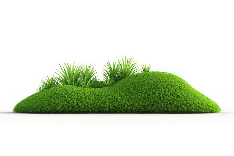 Plant grass moss vegetation. AI