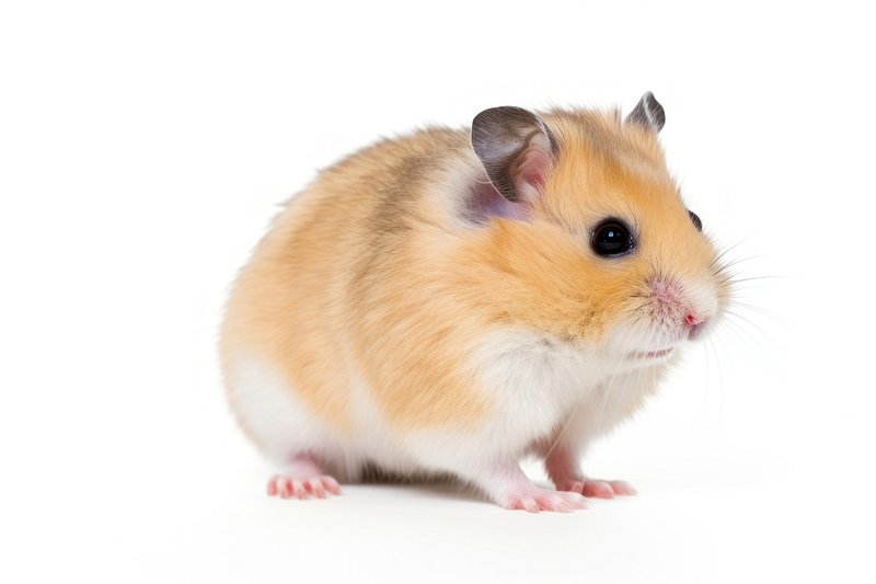 Ha White Transparent, The Hamster Who Has Spent A Lifetime With Nut Has His  Back To The Audience, Pet, Animal, Hamster PNG Image For Free Download