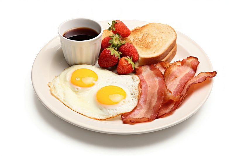 Bacon and Egg Clip Art Breakfast Sunny Side Up Brunch -  Norway