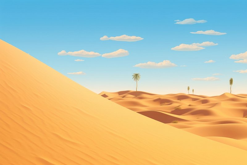 sahara desert cartoon