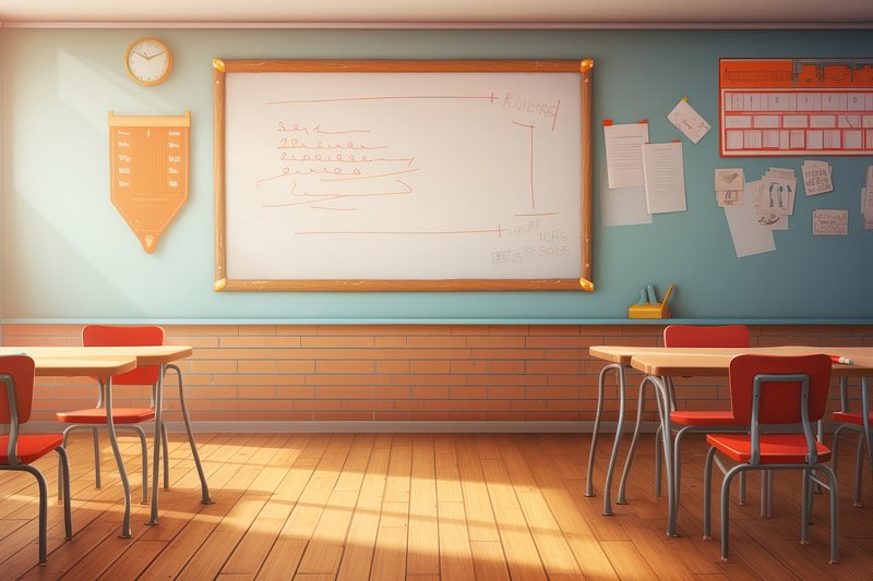 HD Classroom Background - Graphic Design