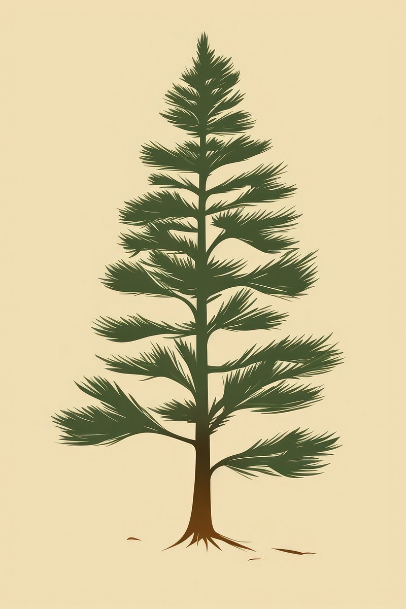 How to Draw a Pine Tree | Tree drawing simple, Pine tree drawing, Tree  drawing
