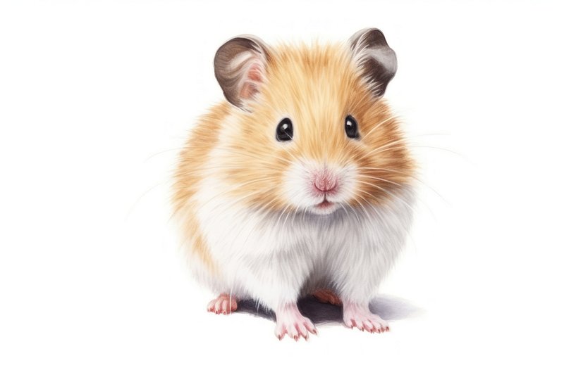 Ha White Transparent, The Hamster Who Has Spent A Lifetime With Nut Has His  Back To The Audience, Pet, Animal, Hamster PNG Image For Free Download