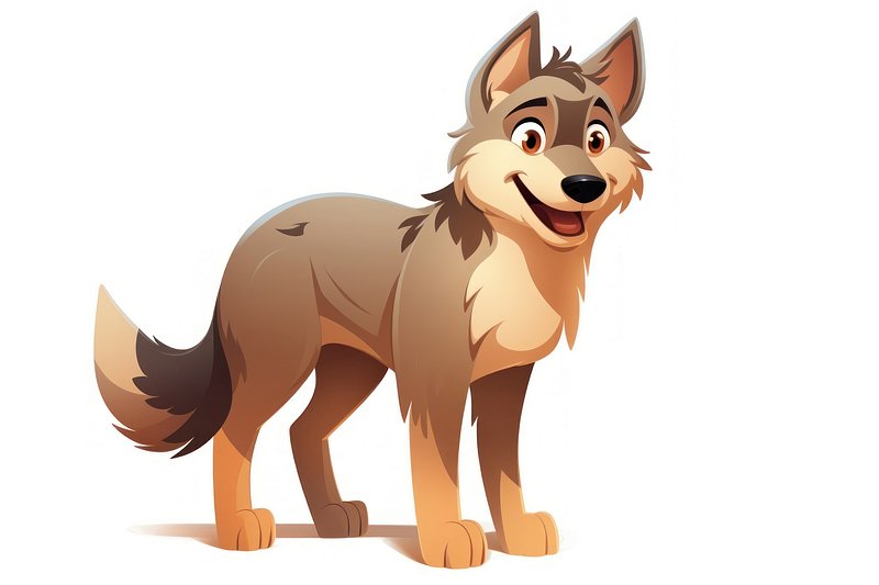 Wolf cartoon animal 17221984 PNG