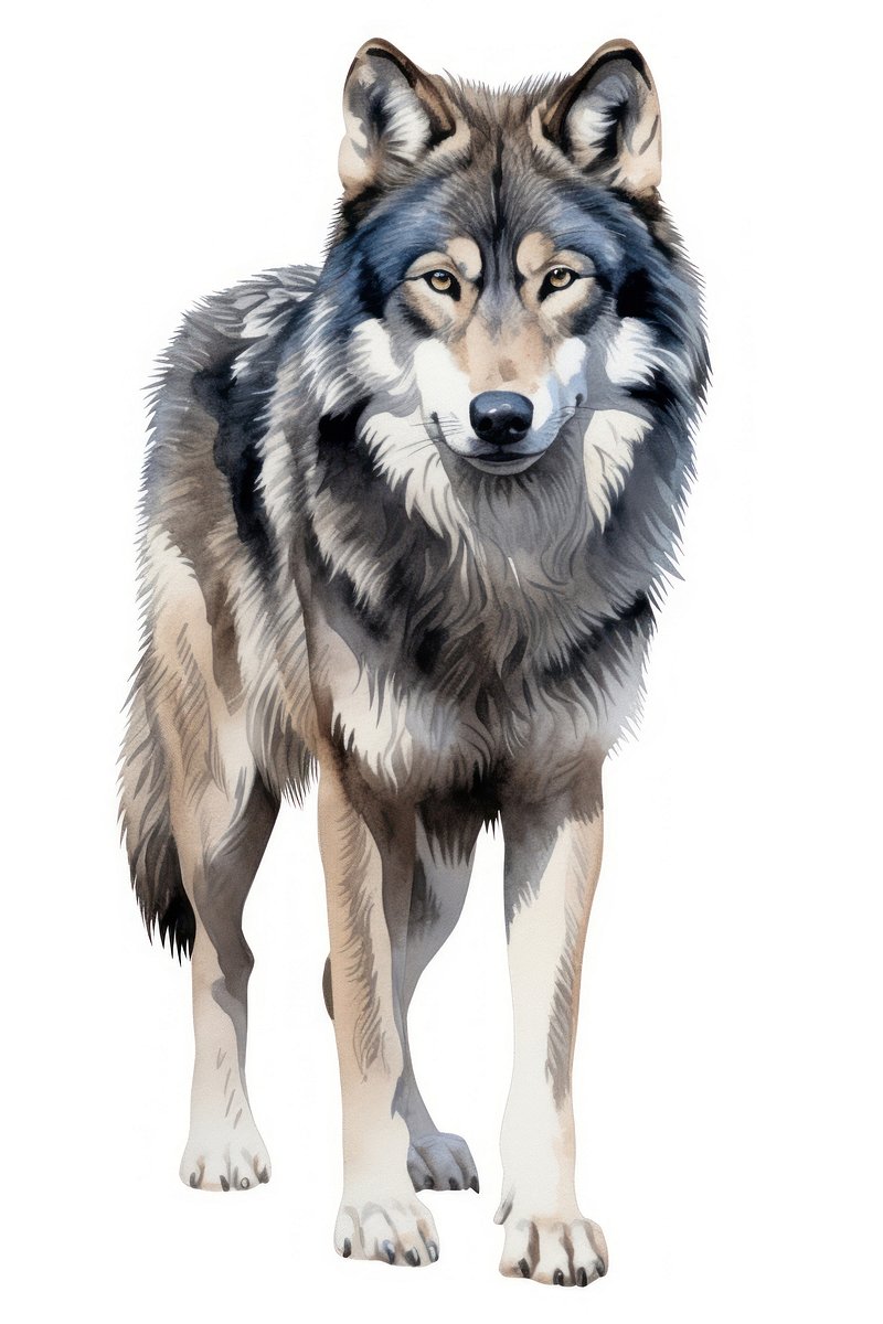 Wolf cartoon animal 17221984 PNG