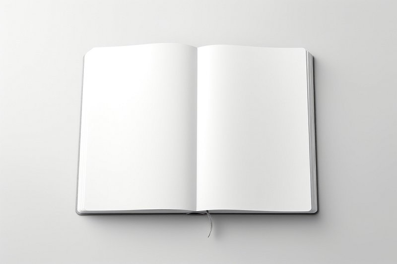 blank book background