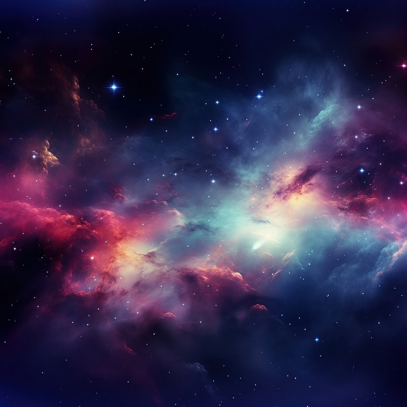 3D art, Colorful nebular galaxy stars and clouds as universe wallpaper  Stock Illustration | Adobe Stock