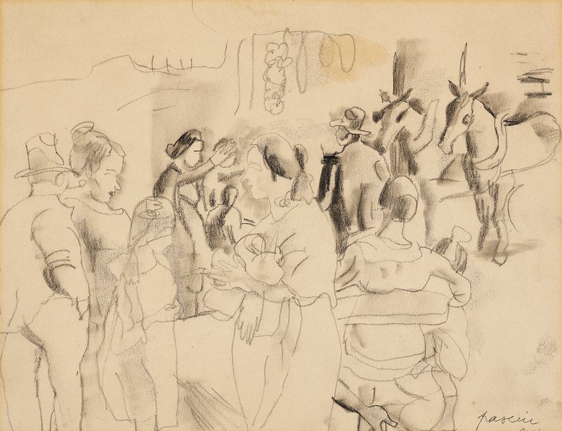 Jules Pascin Cc0 Artworks Public Domain Nudes Street Scenes And Landscapes Of People And