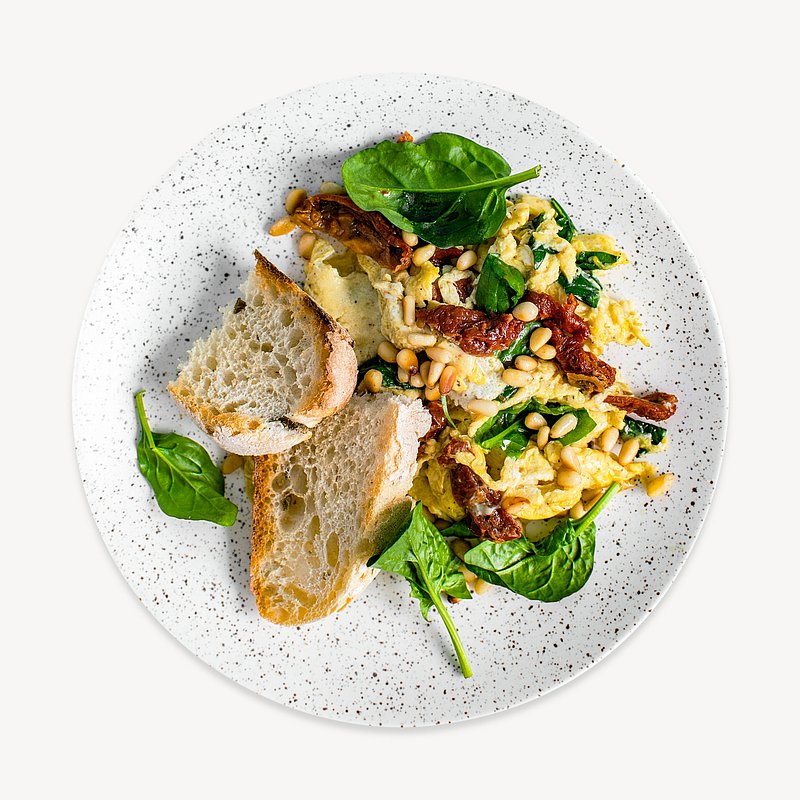 Fried egg on toast png mockup flat lay food photography, free image by  rawpixel.com / Monika