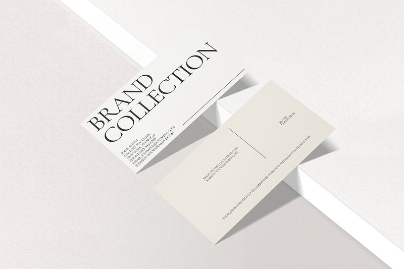 business card mockup template